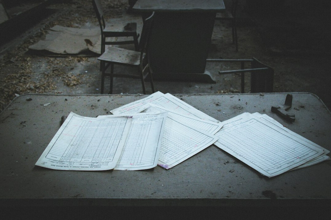 secret government documents on desk